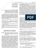 Ministerio de Fomento: 44244 Viernes 12 Diciembre 2003 BOE Núm. 297