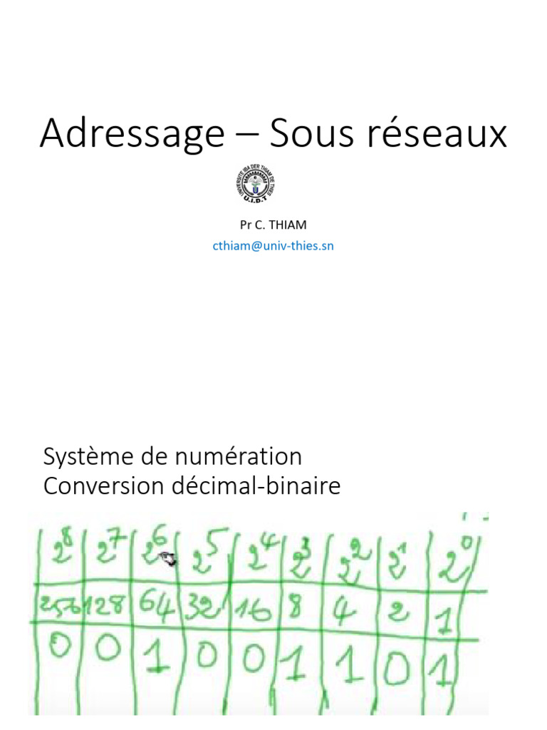 Adressage et Sous-Réseaux IPv4 | PDF | Adresse IP | Architecture de réseau