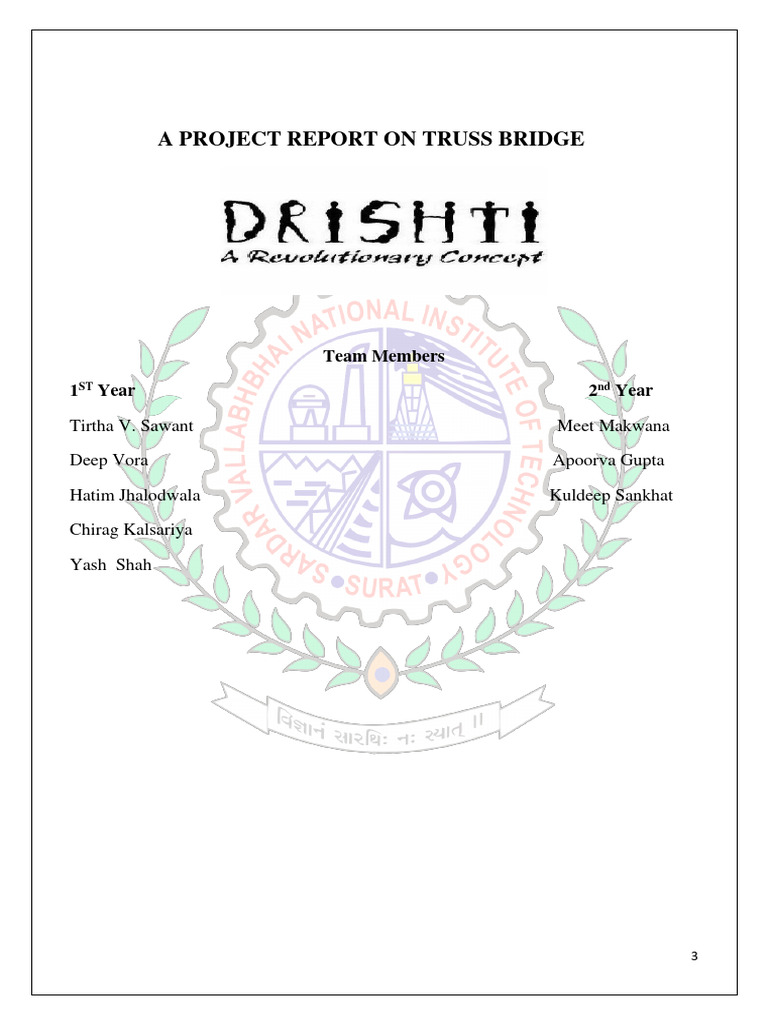 Truss Bridge Pdf Truss Architectural Design
