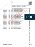 Unidades Educativas - Convenio