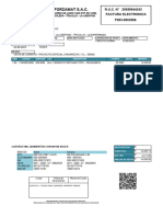 Forzamat S.A.C.: Factura Electronica 20559644243 R.U.C. N°