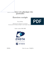 Exercices Et Corrections Physique de Particules