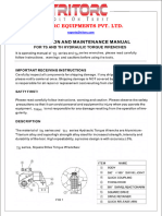 Hydraulic Torque Wrench Operation Manual