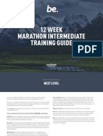 Trainingguide Marathon Intermediate12 Week