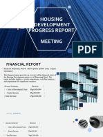 Housing Development Progress Report Meeting