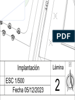 Implantación ESC 1/500 Fecha 05/12/2023: Lámina