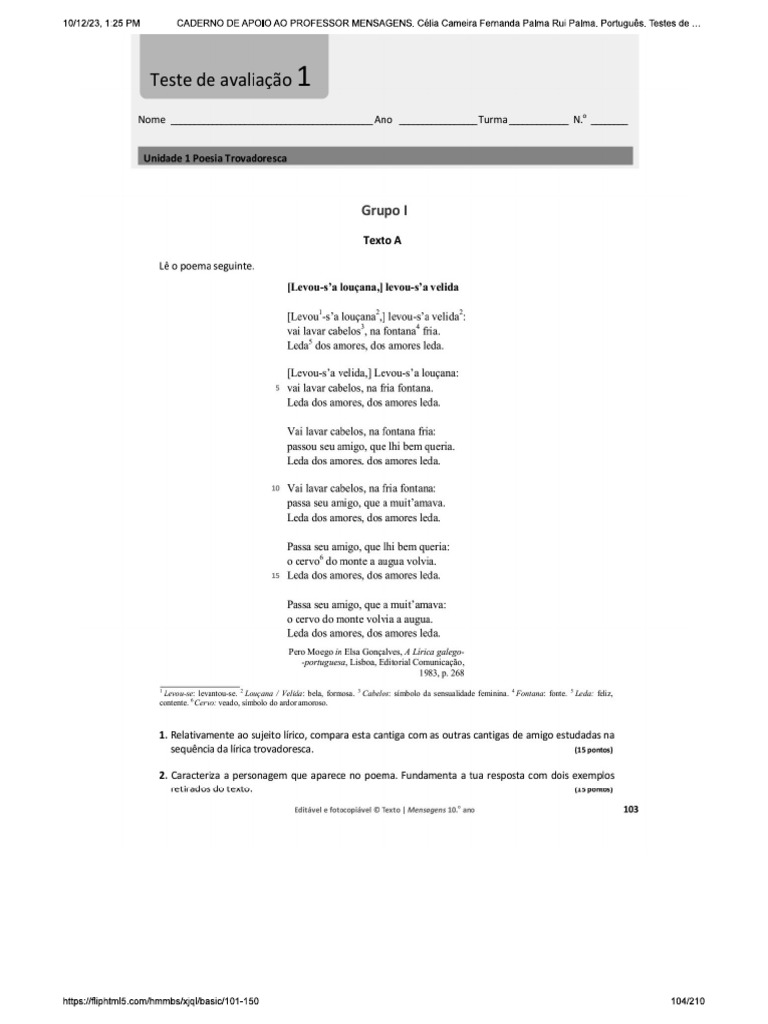 Teste 1 | PDF