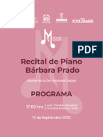 Programa-13 de Septiembre - Barbara-Prado