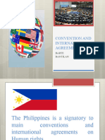 Convention and International Agreement