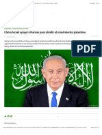 Cómo Israel Apoyó A Hamas para Dividir Al Movimiento Palestino - El Orden Mundial - EOM