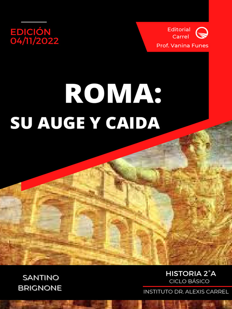 Historia de Roma: Auge y Caída | PDF | Romulus y Remus | imperio Romano