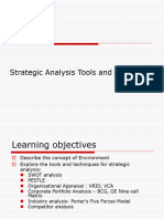 Strategic Analysis Tools and Techniques I