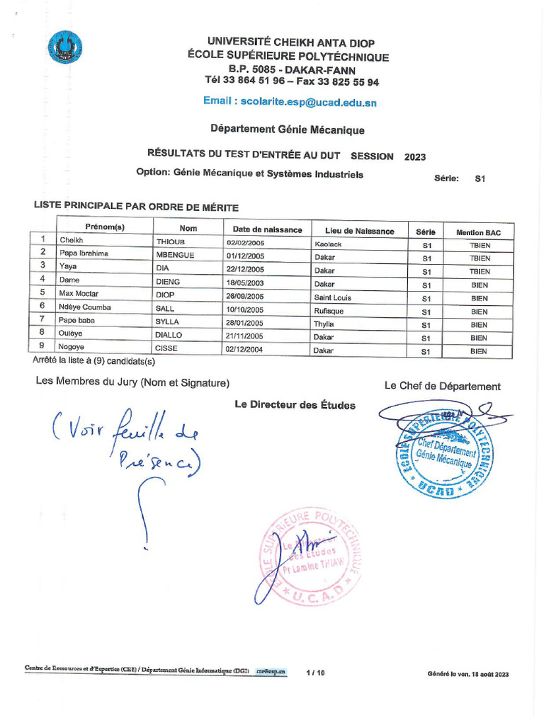 MINIMUM REQUIREMENTS FOR MECHANICAL ENGINEERING AT DUT visual data 3