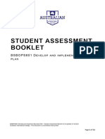 BSBOPS601 Student Assessment Booklet V2.0 21.04.2021