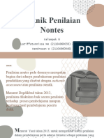 Teknik Penilaian Nontes KEL.6