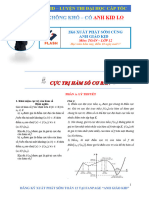 CỰC TRỊ HÀM SỐ CƠ BẢN