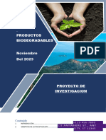 Informe de Productos Biodegradables
