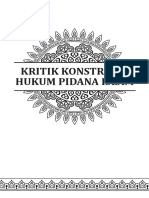 Kritik Konstruksi Hukum Pidana Islam