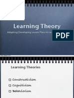 Adapting/Developing Lesson Plans To Learning Theory