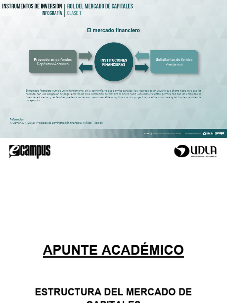 Estructura del Mercado de Capitales | PDF | Compartir (Finanzas ...