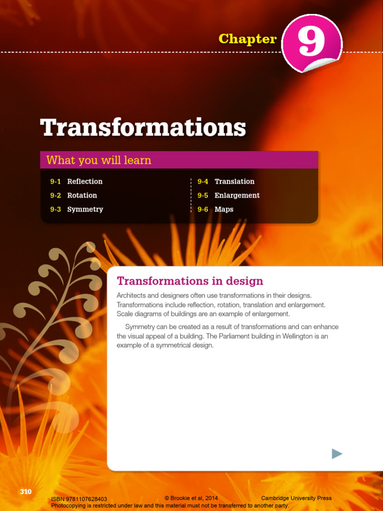 Transformation Merged From NZ 9 Red Book PDF Shape Symmetry