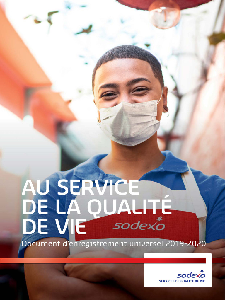 Sodexo Document Enregistrement Universel 2019 2020 PDF Actionnaire