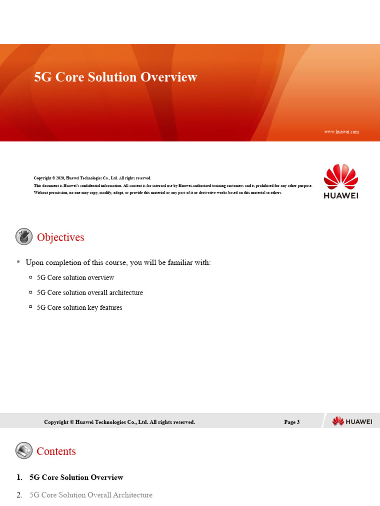 5G Core 21.1 Solution Overview ISSUE 2.0 | PDF | Copyright | All Rights ...