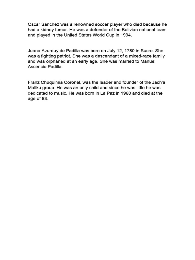 Oscar Sánchez Was a Renowned Soccer Player Who Died Because He Had a