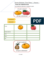 Ficha de Comunicación-Martes - Primero C-2023