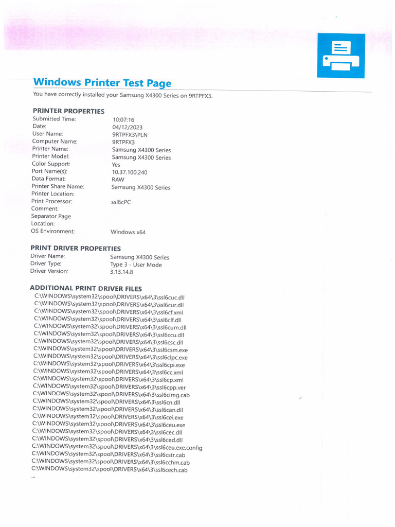 Upload New Printer Test Yahuud | PDF