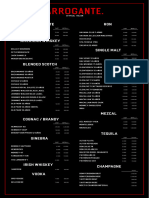 Carta Licores Spreakeasy 22 - 07 - 23