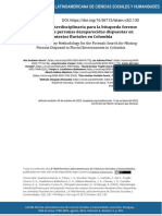 Metodología Interdisciplinaria para La Búsqueda Forense de Cuerpos de Personas Desaparecidas Dispuestas en Contextos Fluviales en Colombia