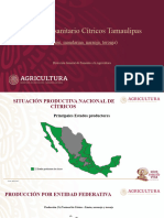 Estatus Fitosanitario - Tamaulipas