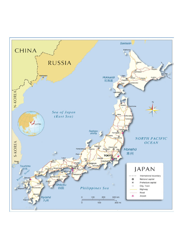 Peta Jepang yang Lebih Detail dengan Pembagian Prefektur