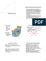 2019 - Stakeholder Analysis