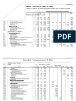 Calendario Valorizado de Avance de Obra