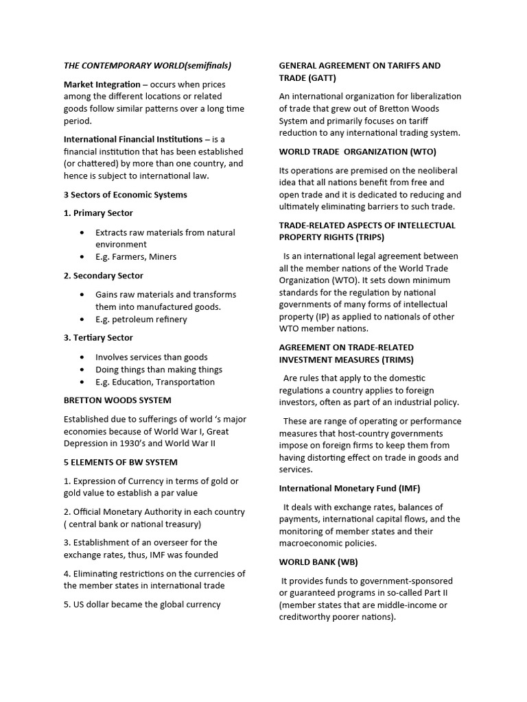 the-contemporary-world-pdf-world-trade-organization-economies