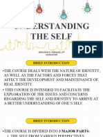 Understanding The Self: Geraldine B. Enriquez, LPT Instructor