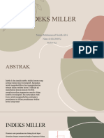 Indeks Miller - PPTX Paridh