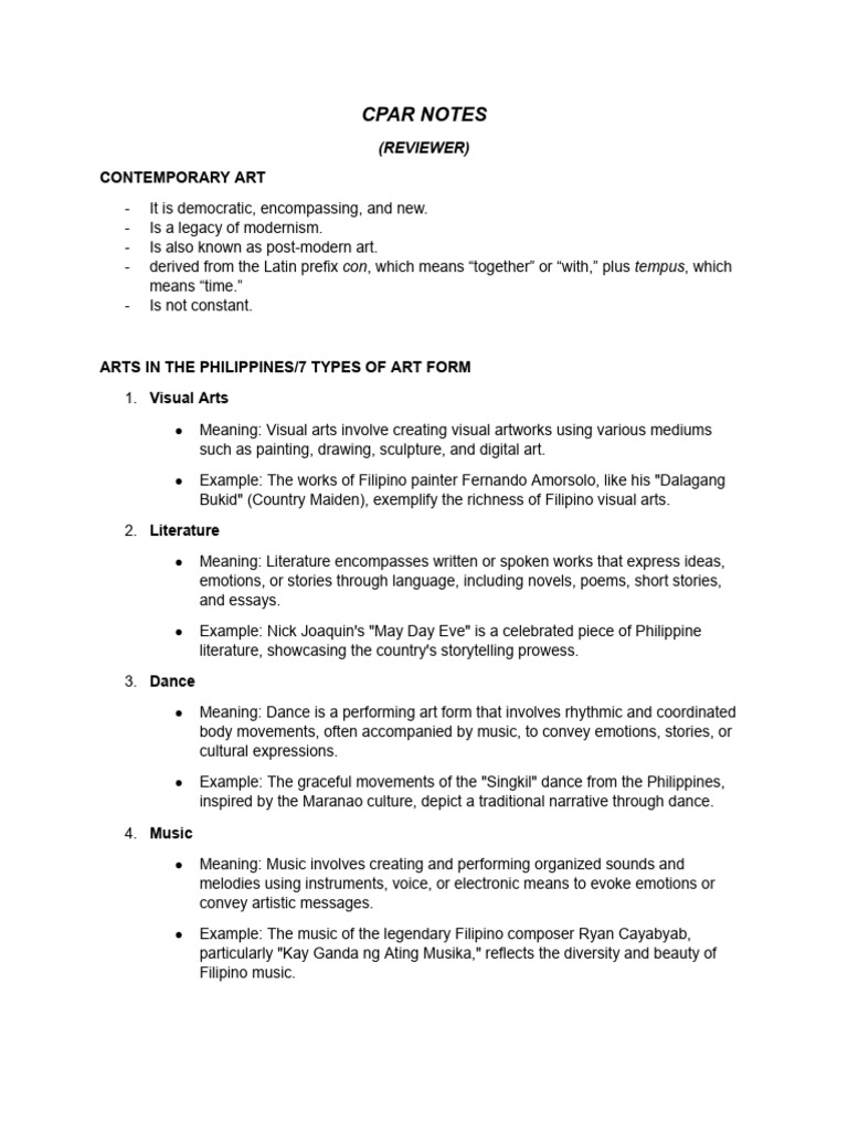 Philippine Contemporary Arts Guide | PDF | Dances | Rhythm
