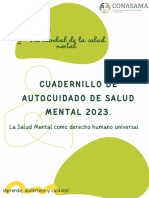 Cuadernillo de Autocuidado de Salud Mental 2023