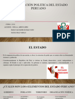 Organización Politica Del Estado Peruano