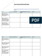 Cultures Note Taking Sheet 2023