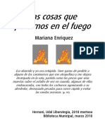 Mariana Enríquez - Las cosas que perdimos en el fuego