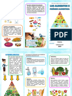 La Piramide Alimenticia - Triptico