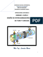 Unidad I Guia 2 Diseño de Intercambidores de Tubo y Carcasa 3S 2023