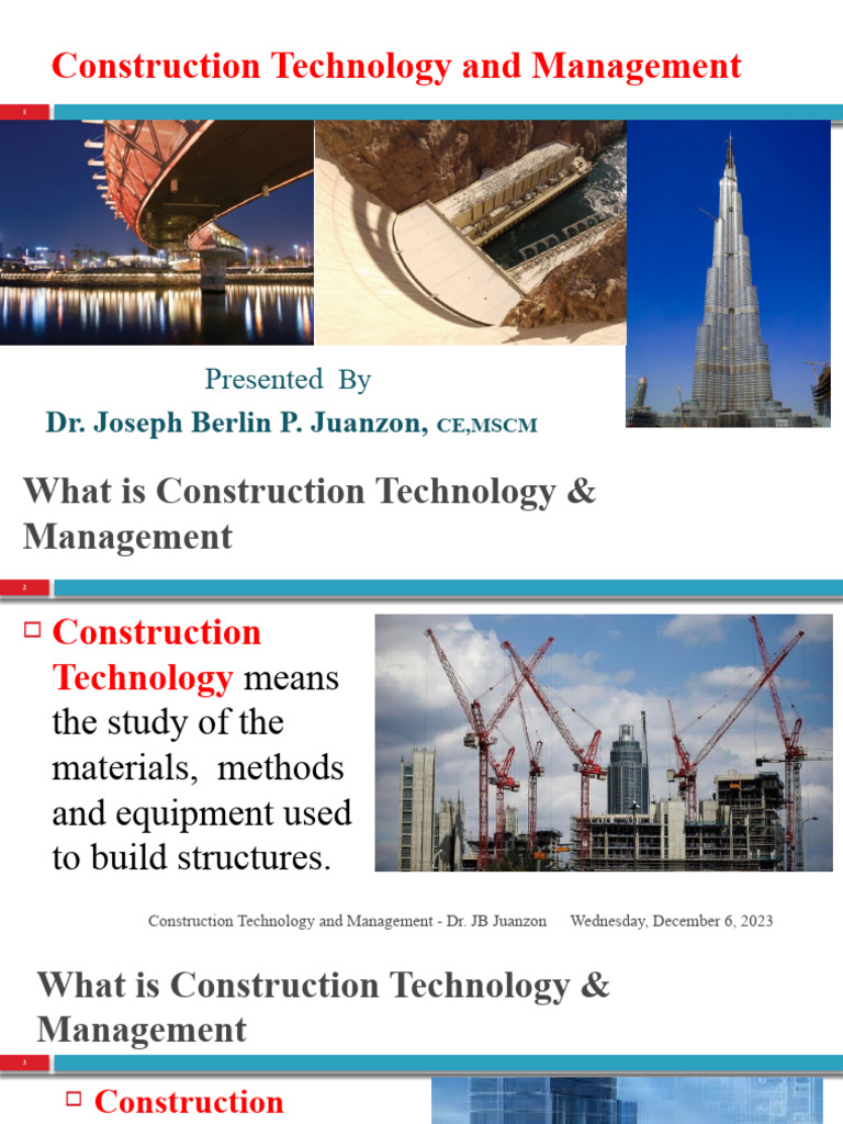 thesis on construction technology and management pdf