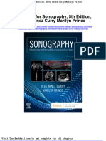 Test Bank For Sonography 5th Edition Reva Arnez Curry Marilyn Prince