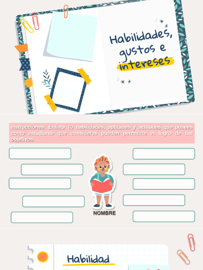 Habilidades y Gustos Personales | PDF | Creatividad | Comunicación humana