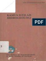 Kamus Istilah Hidrogeologi